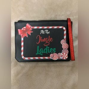 Betsey Johnson Holiday pouch W/tags